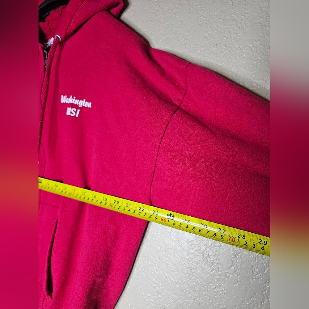 HANES Women's  Size XL Washington State Cougars‎ Hoodie Red Sweatshirt - Picture 4 of 7